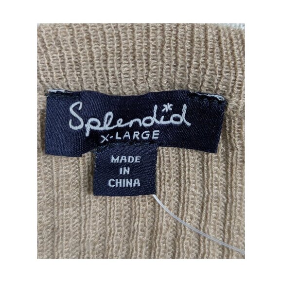 Splendid Georgie Cashblend Rib Sweater Size XL - Picture 3 of 8